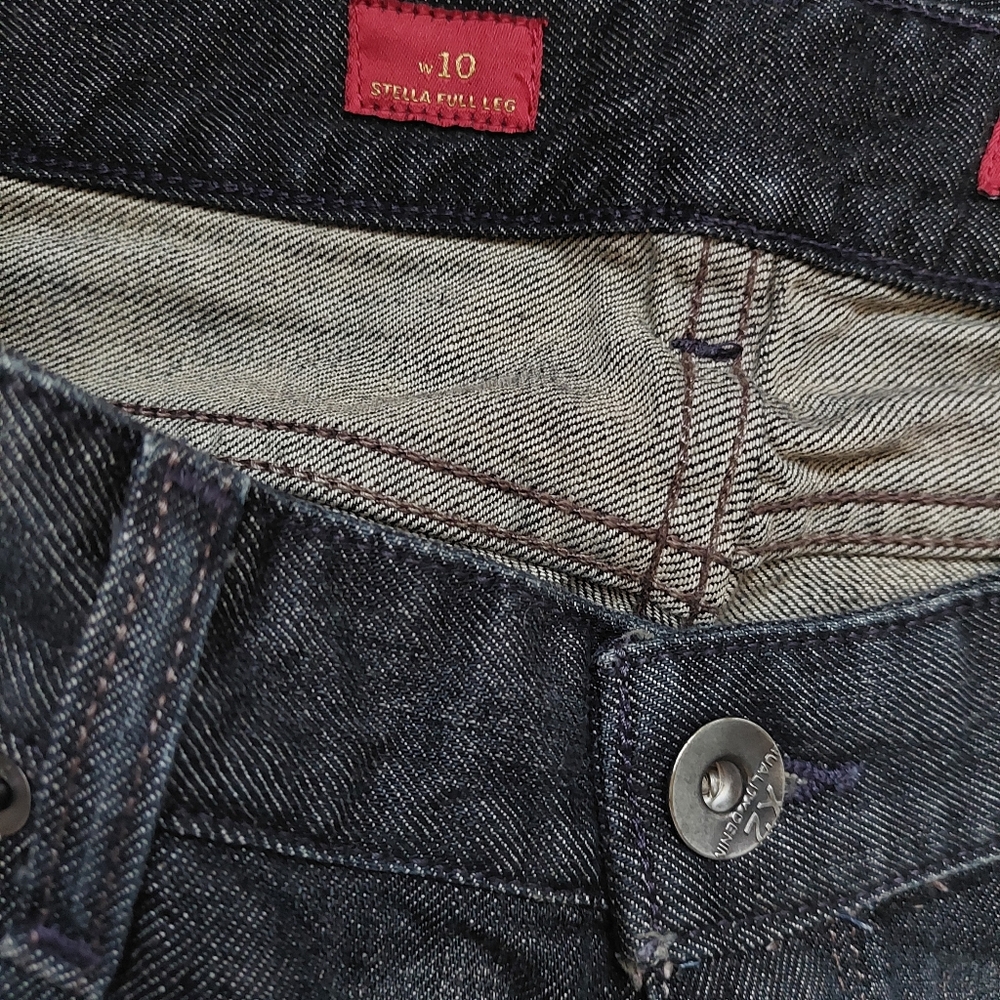 Express X2 Stella Full Leg Low Rise Jeans Size 8S - Picture 7 of 11